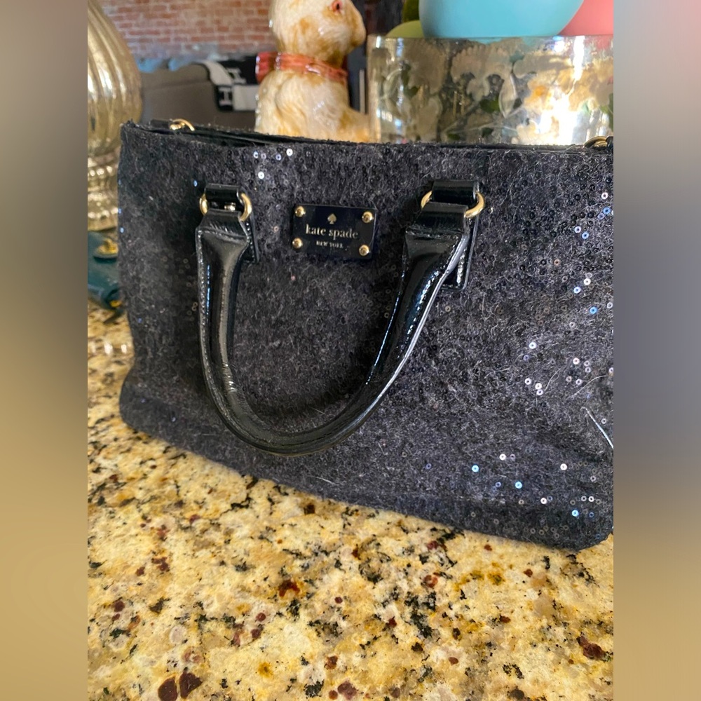 Kate Spade black purse (hand and shoulder strap included)